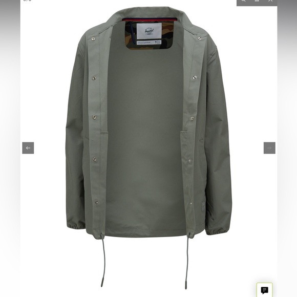 Herschel Supply Co. Coach Jacket Sz M EUC - Picture 6 of 16